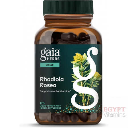 Gaia Herbs Rhodiola Rosea - Stress Support Supplement Traditionally for Supporting Healthy Stamina & Endurance* - with Siberian Rhodiola Root Extract - 120 Vegan Liquid Phyto-Caps
