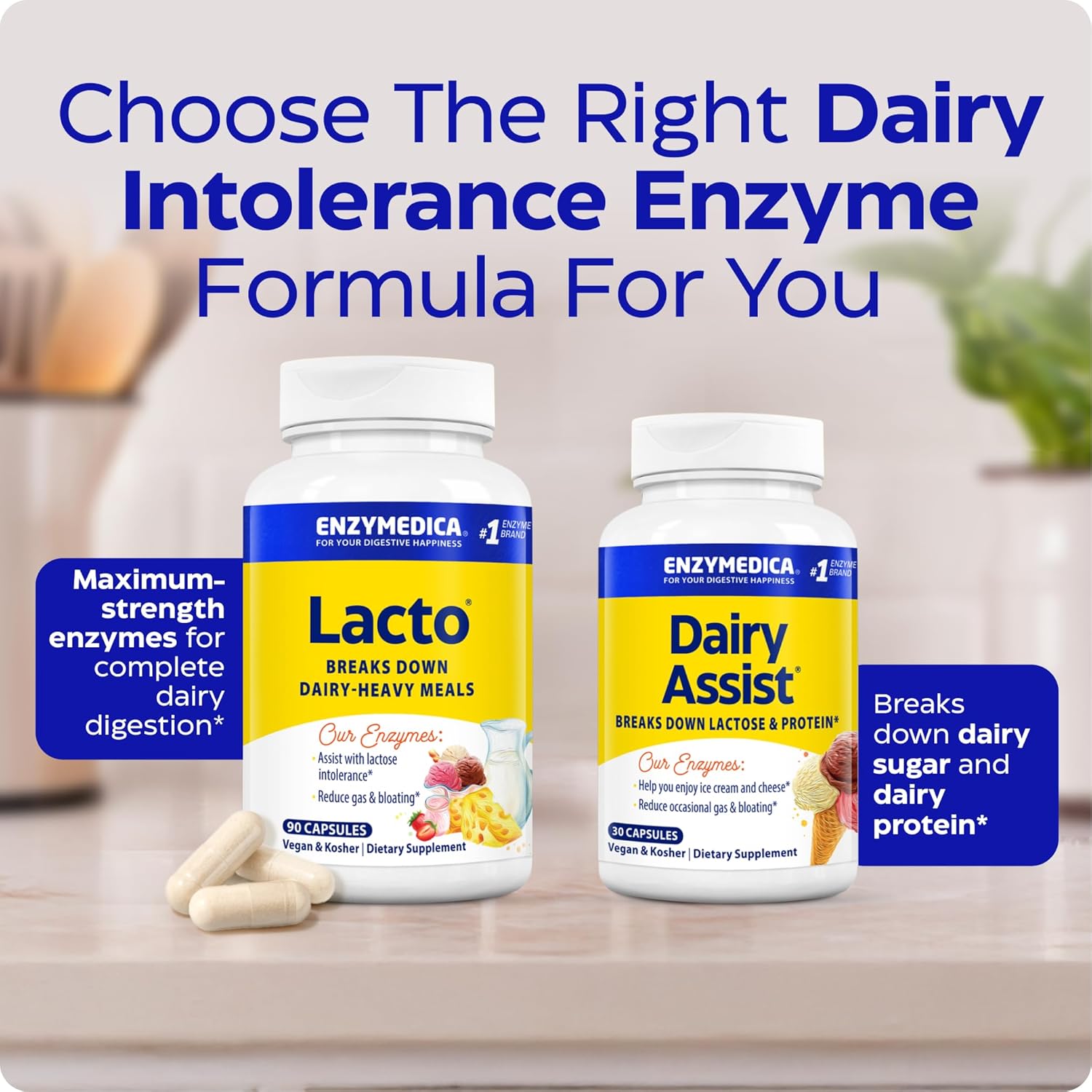 Enzymedica Lacto | 90 Capsules - Image 9