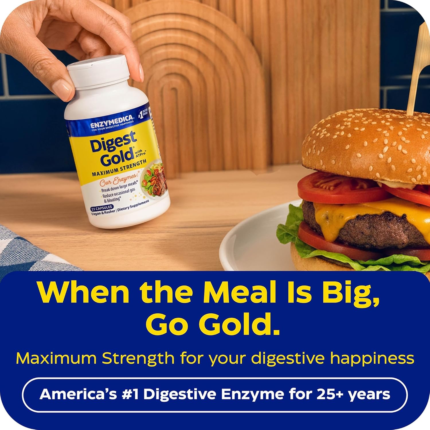Enzymedica Digest Gold + ATPro | 180 Capsules - Image 3