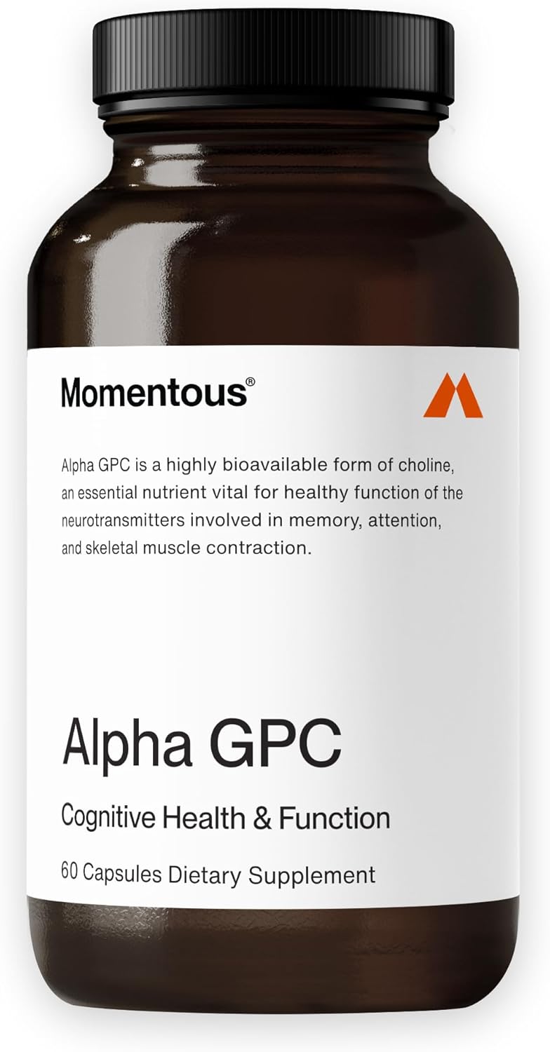 Momentous Alpha GPC Supplement - 60 Capsules