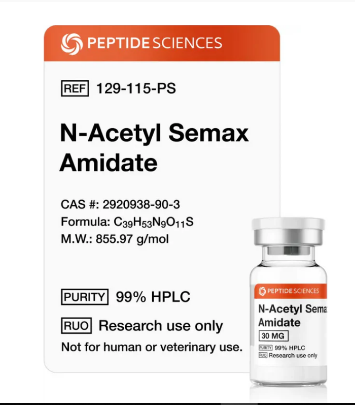 Peptide-sciences n acetyl semax amidate-30mg