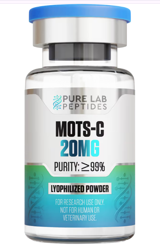 Pure lab peptides MOTS-c 20 mg | Supports Mitochondrial Health and Metabolic Flexibility