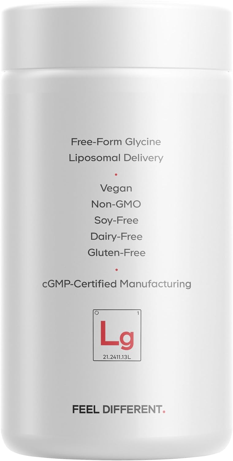 Codeage Liposomal Glycine+ | 180 Capsules - Image 4