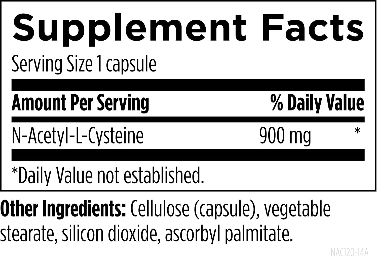 Designs for Health NAC 900mg | 120 Capsules | Immune & Detox - Image 2