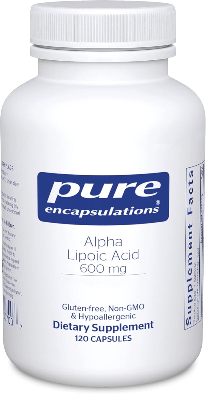 Pure Encapsulations Alpha Lipoic Acid 600 mg | Universal Antioxidant |120 Capsules