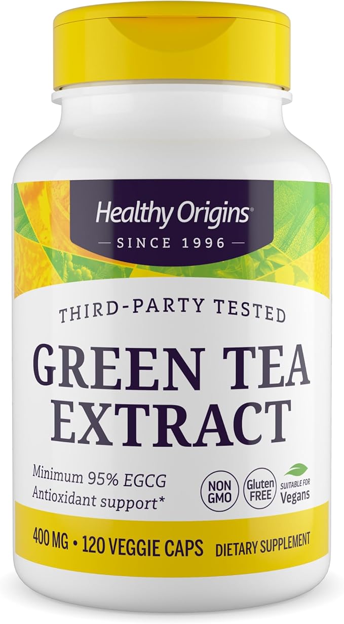 Healthy Origins Green Tea Extract 400mg | 120 Capsules