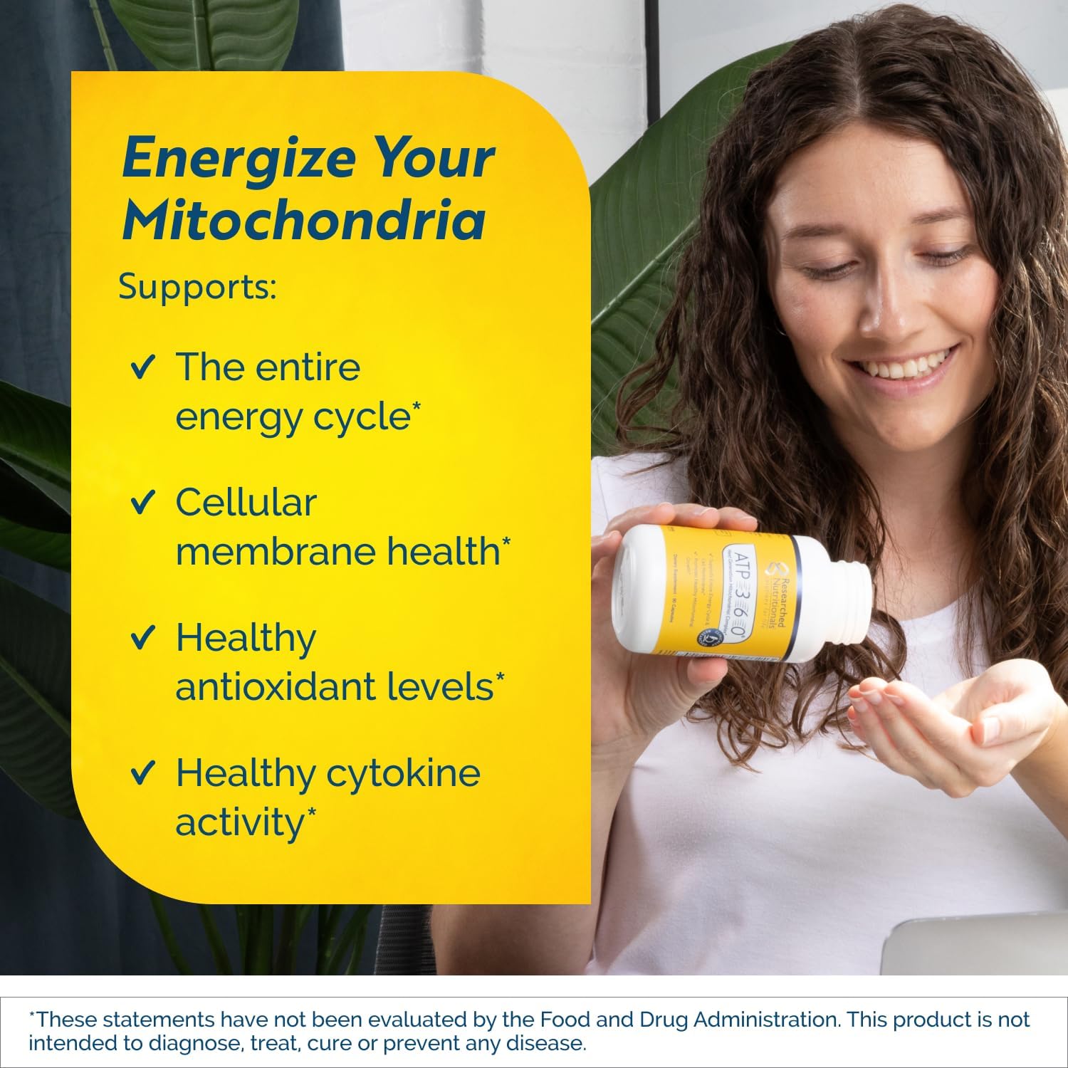 Researched Nutritionals ATP 360 | Mitochondrial Energy Support | 90 Capsules - Image 3