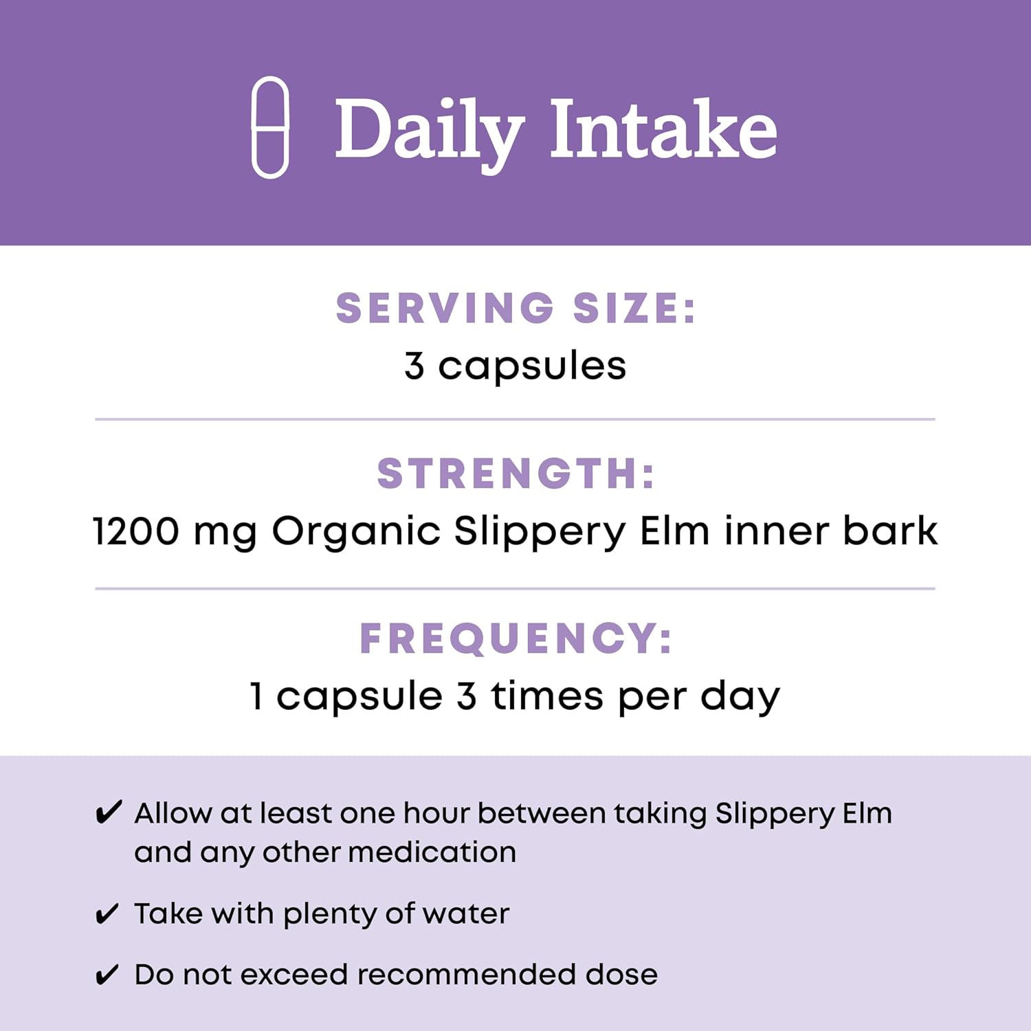 Oregon’s Wild Harvest Slippery Elm | 180 Organic Capsules - Image 2