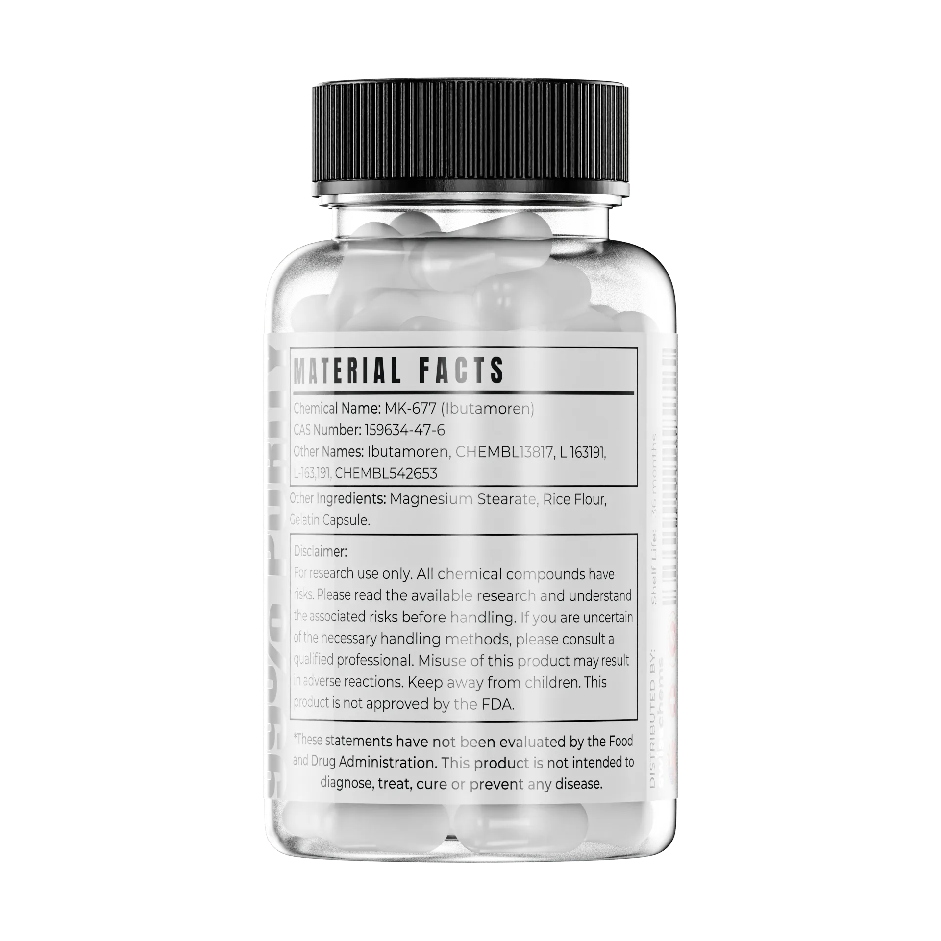Swisschem | MK-677 Ibutamoren (10mg) | 60 Capsules - Image 2