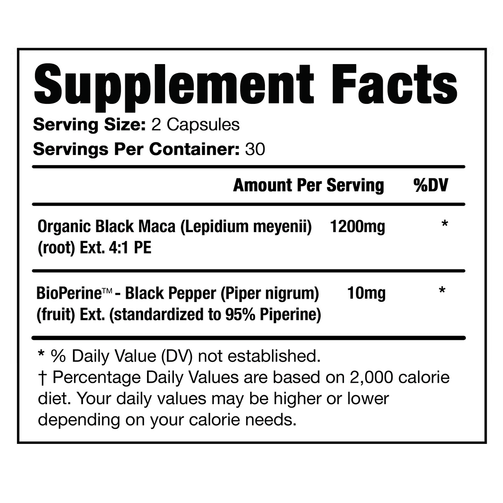 VigRX Organic Bio Maca 1,000 mg | Supports Sexual Desire and Stamina | 60 Capsules - Image 2