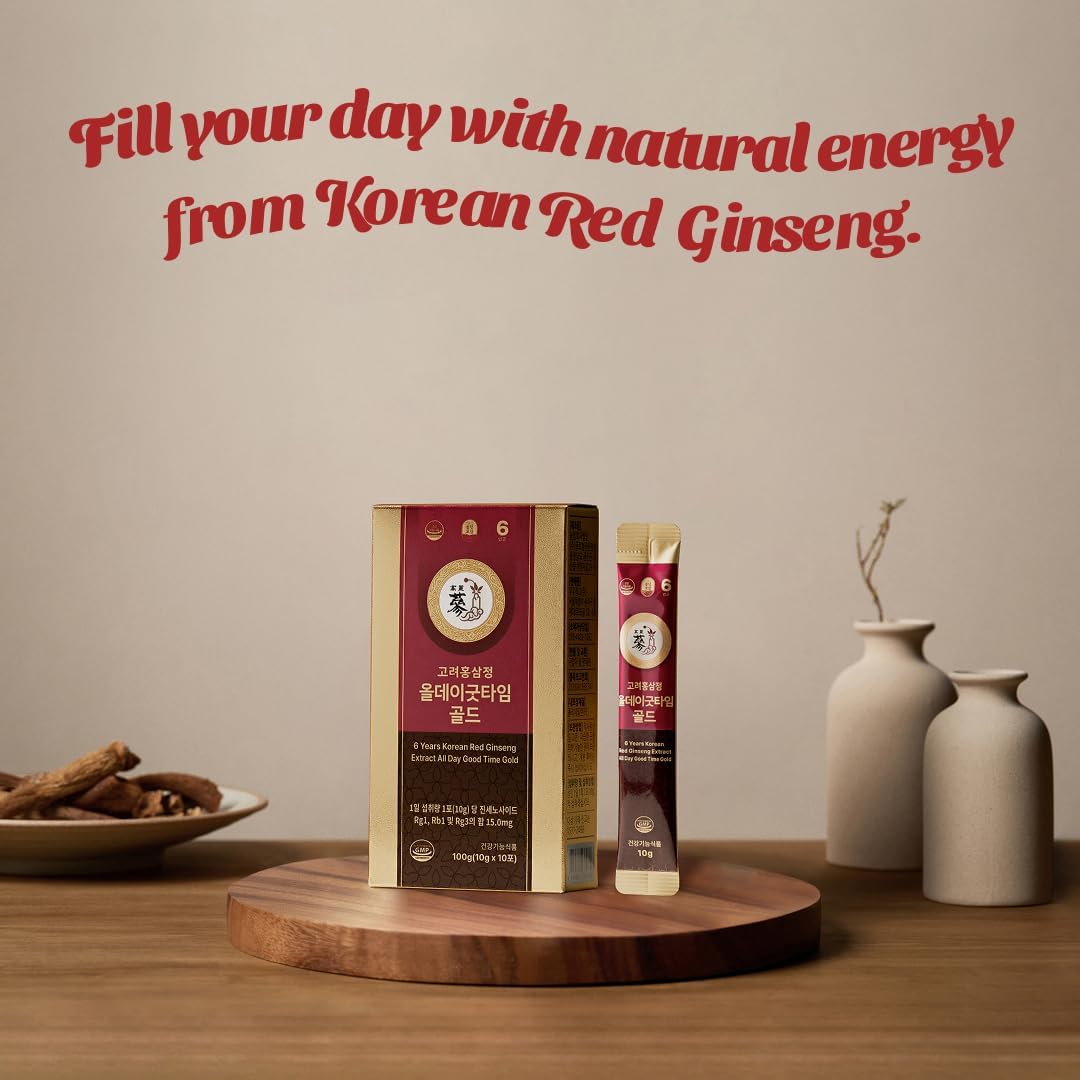 6-Year Korean Red Ginseng Shot Gold | 100 Packets - Image 5