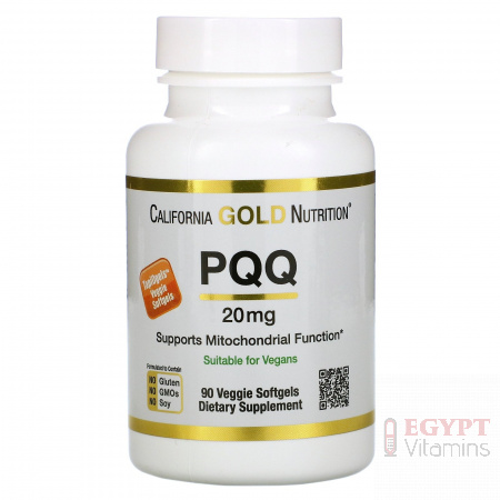 California Gold Nutrition PQQ 20 mg | 90 Softgels