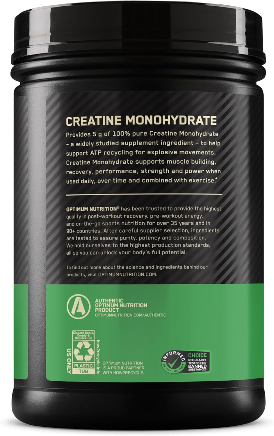 Optimum Nutrition Micronized Creatine Powder | 240 Servings - Image 4
