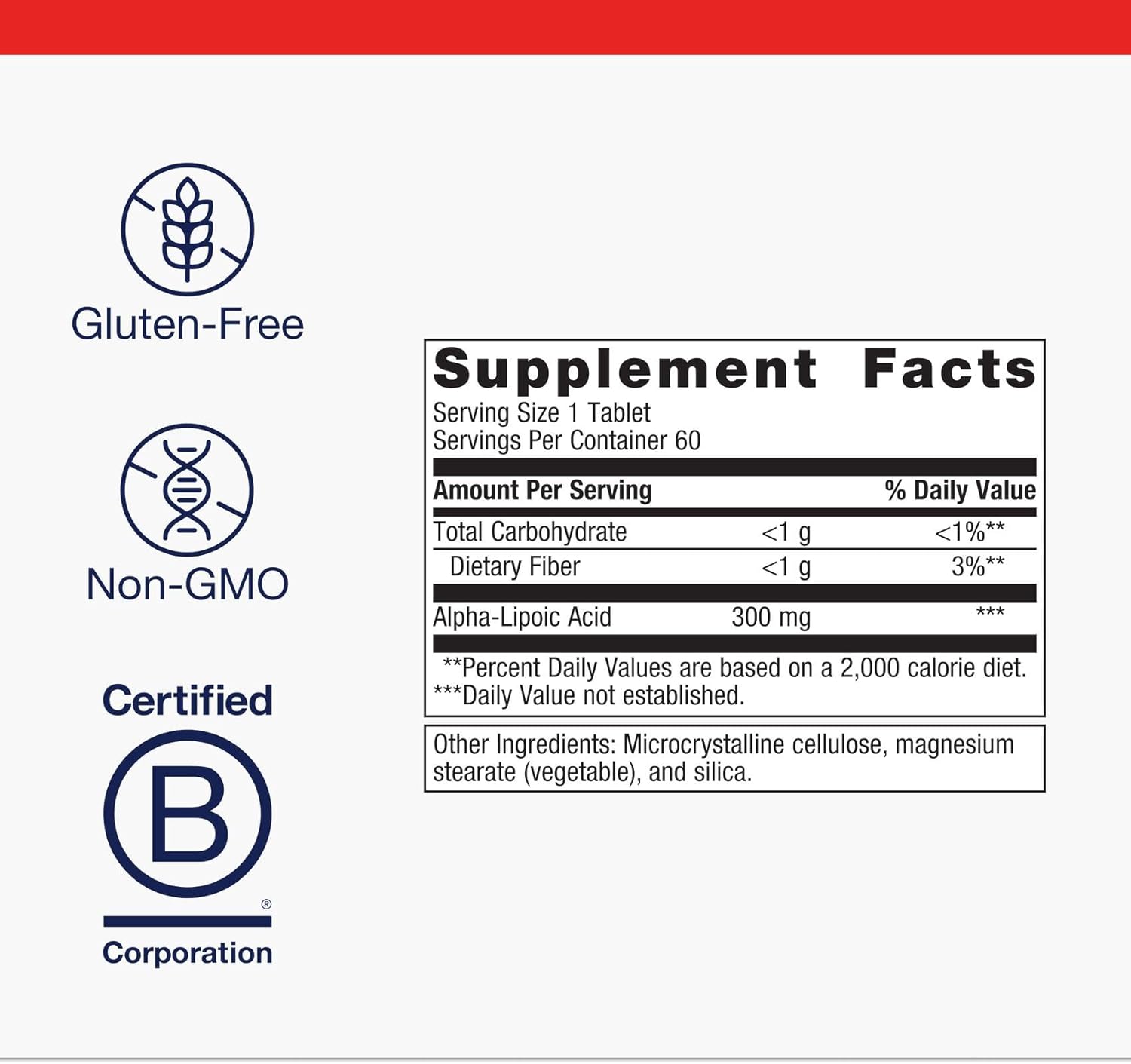 Metagenics Alpha-Lipoic Acid 300 mg | 60 Tablets - Image 2