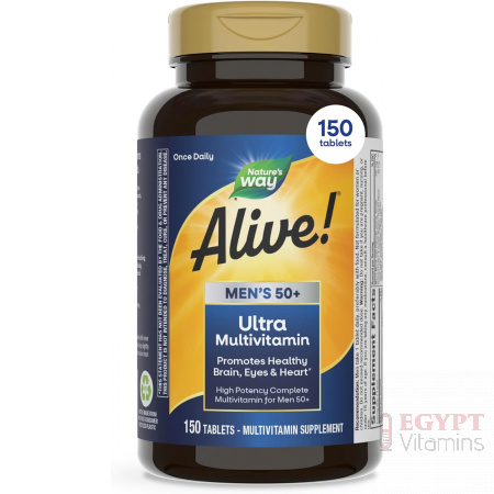 Nature's Way Alive! Men's 50+ Multivitamin | 150 Tablets