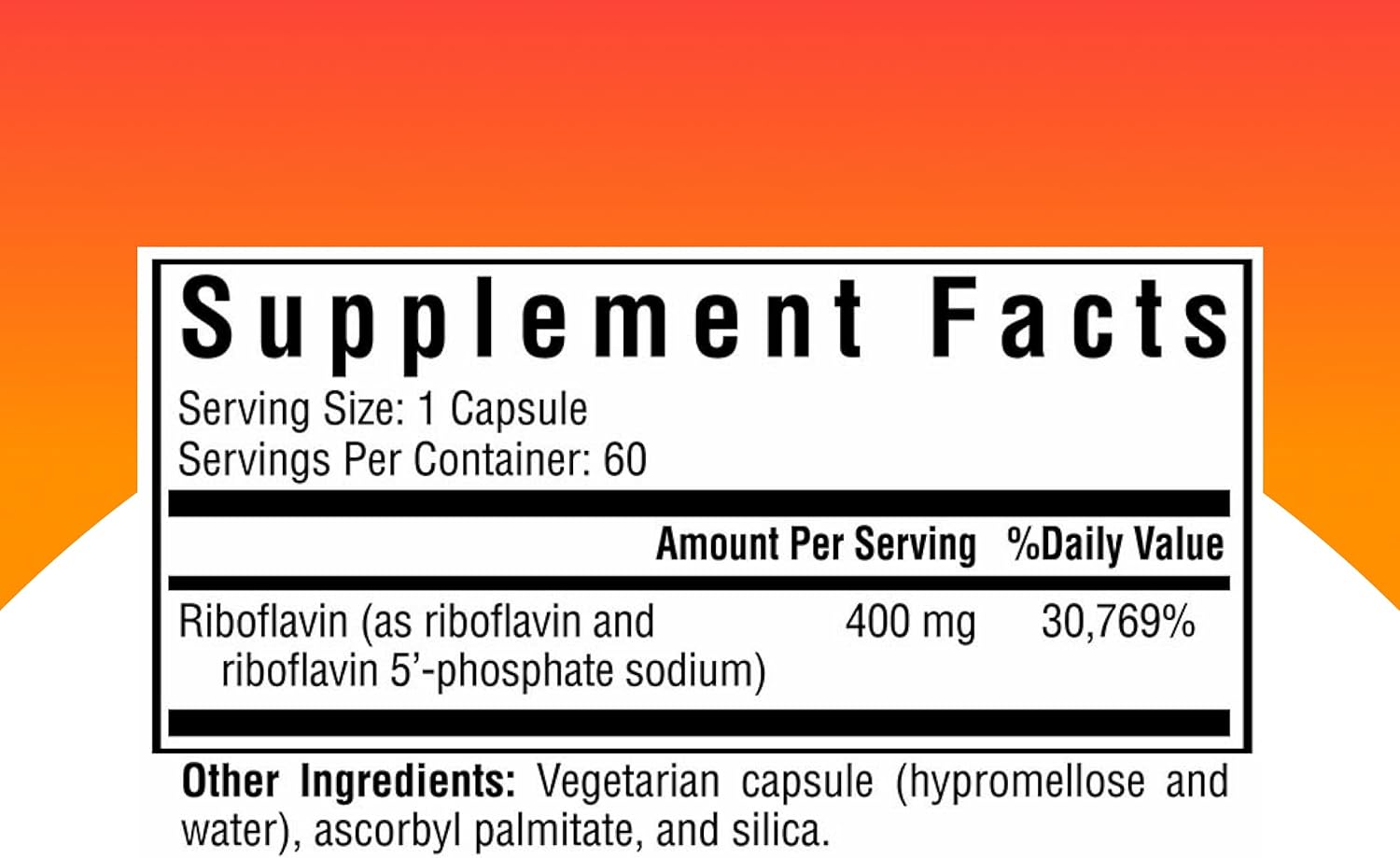 Seeking Health Riboflavin 400mg | Energy Support | 60 Capsules - Image 2