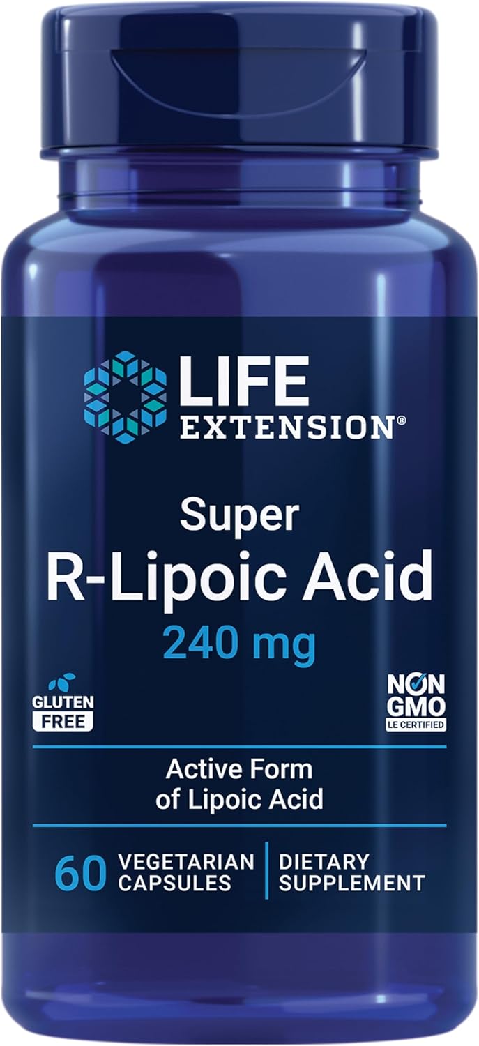 Life Extension Super R-Lipoic Acid | 60 Capsules