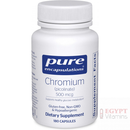 Pure Encapsulations Chromium Picolinate 500 mcg | 180 Caps