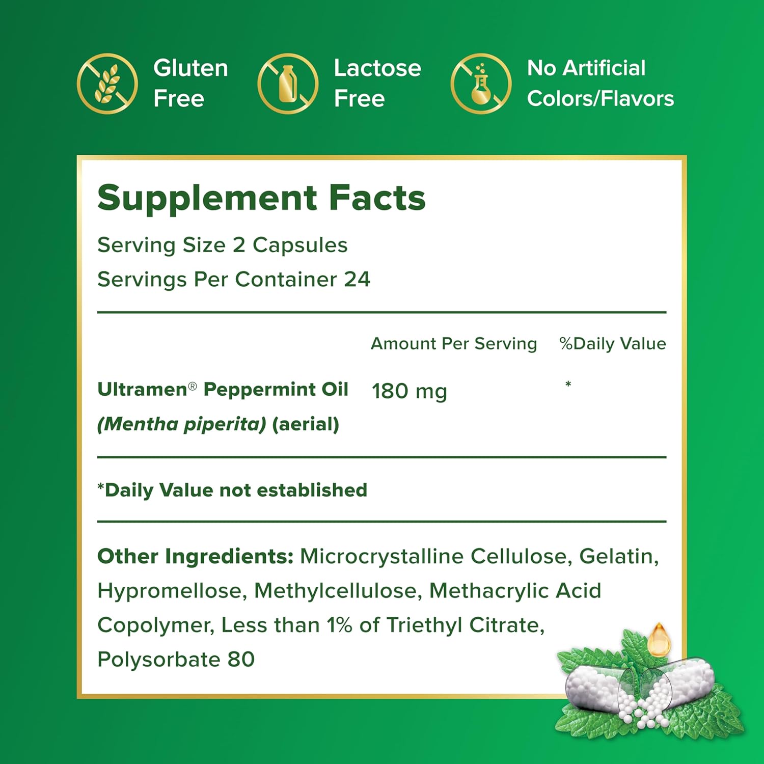IBgard Gut Health Supplement | Peppermint Oil for Abdominal Comfort | 48 Capsules - Image 2
