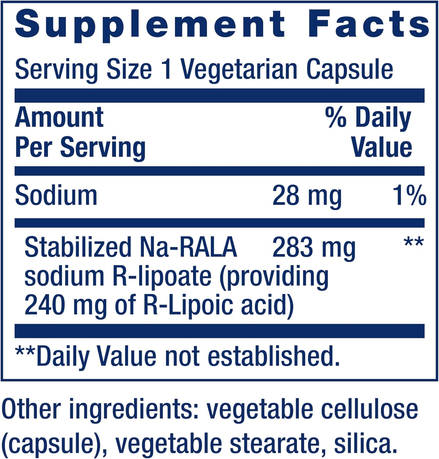 Life Extension Super R-Lipoic Acid | 60 Capsules - Image 3