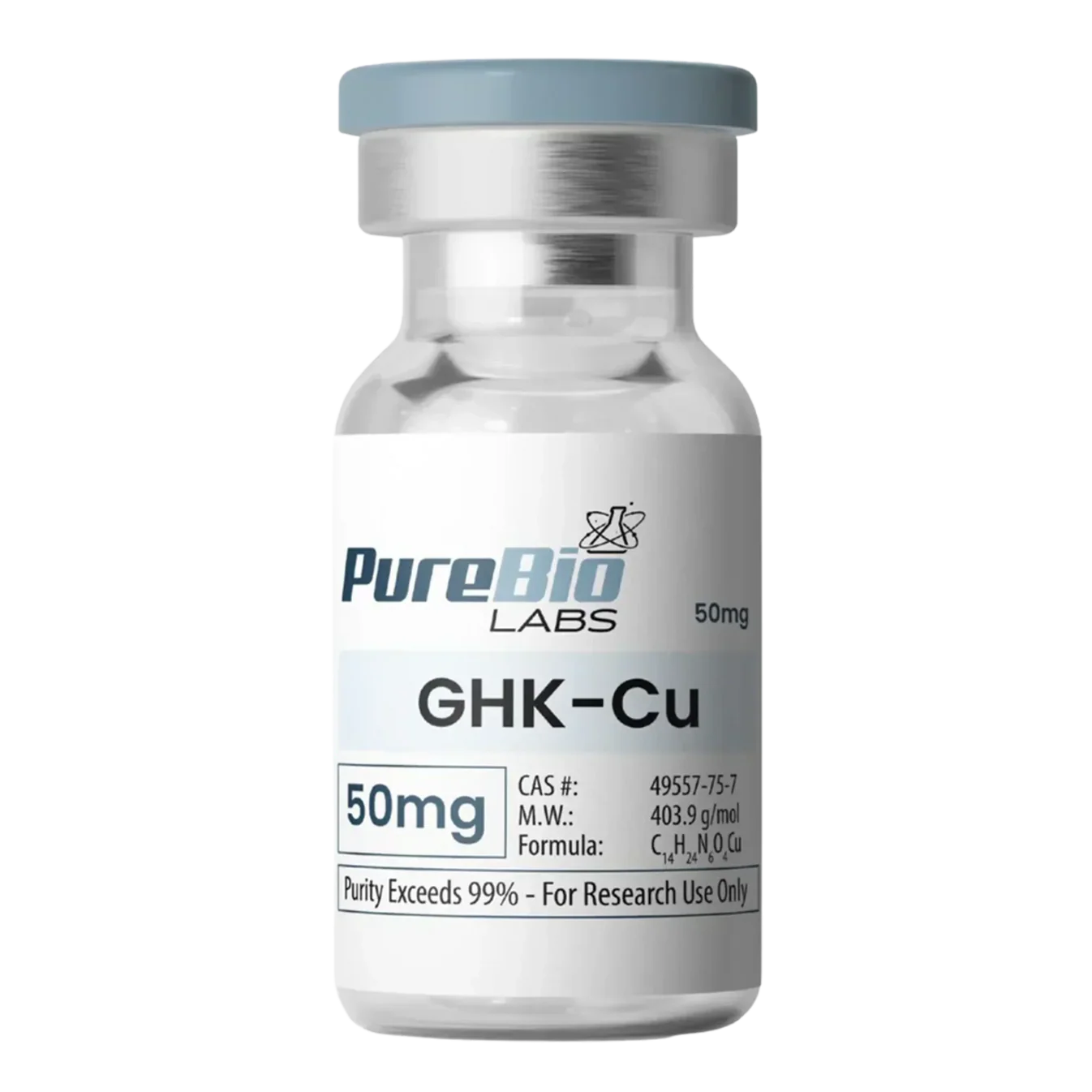 Pure Bio Labs GHK-Cu Copper Tripeptide (50mg) | Support advanced tissue repair