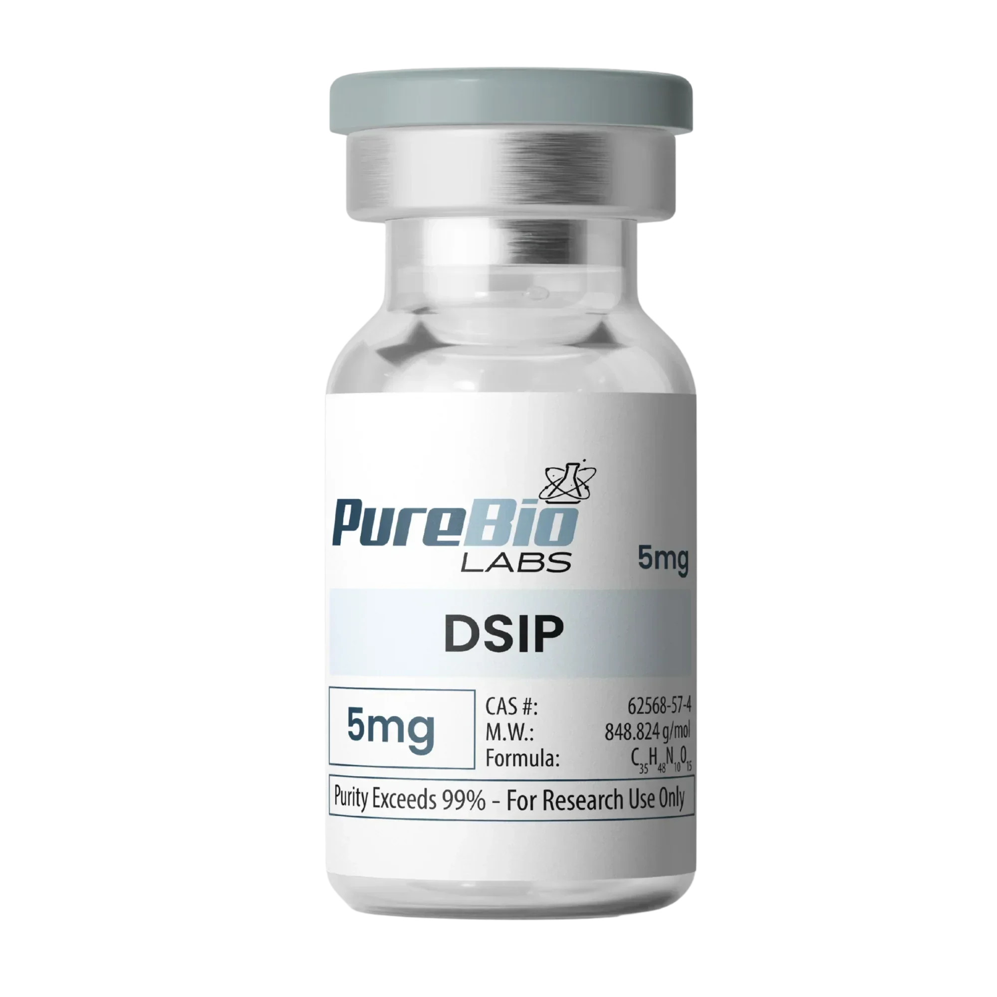 Pure Bio Labs DSIP Vial (5mg) | Sleep Architecture Peptide