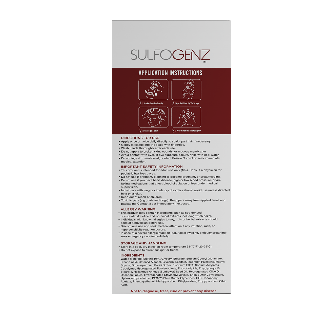 Sulfogenz™ – 10% Liposomal Minoxidil Sulfate 60mL - Image 2