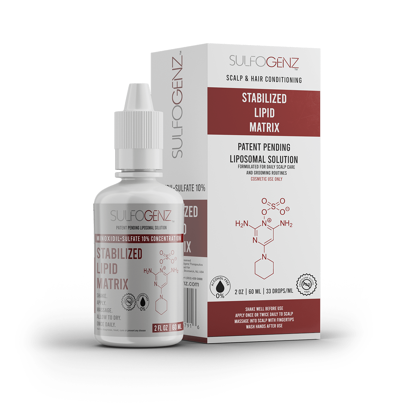 Sulfogenz™ – 10% Liposomal Minoxidil Sulfate 60mL