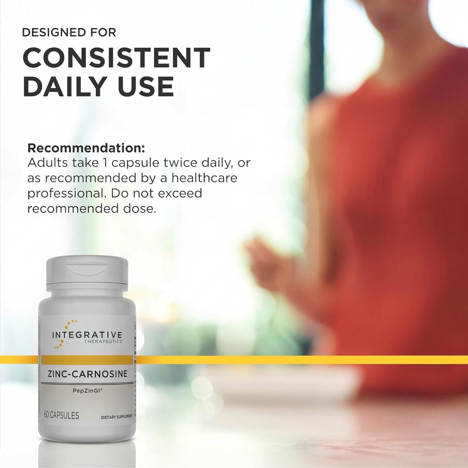 Integrative Therapeutics Zinc Carnosine | 60 Capsules - Image 5