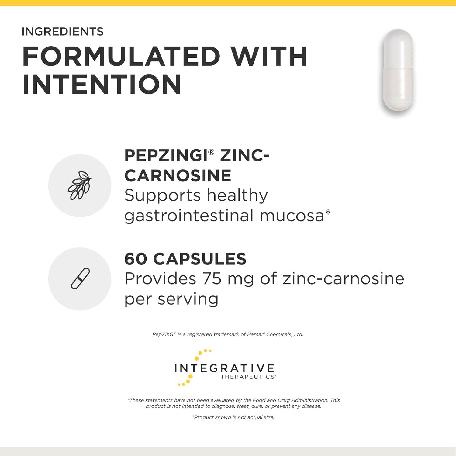 Integrative Therapeutics Zinc Carnosine | 60 Capsules - Image 3