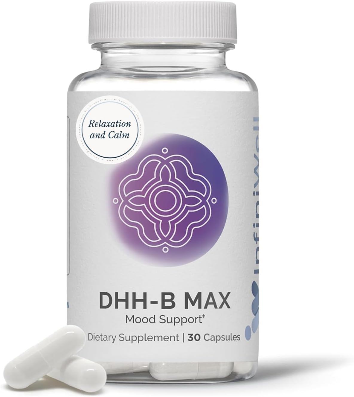 InfiniWell DHH-B Max | 15mg Mood Support | 30 Capsules