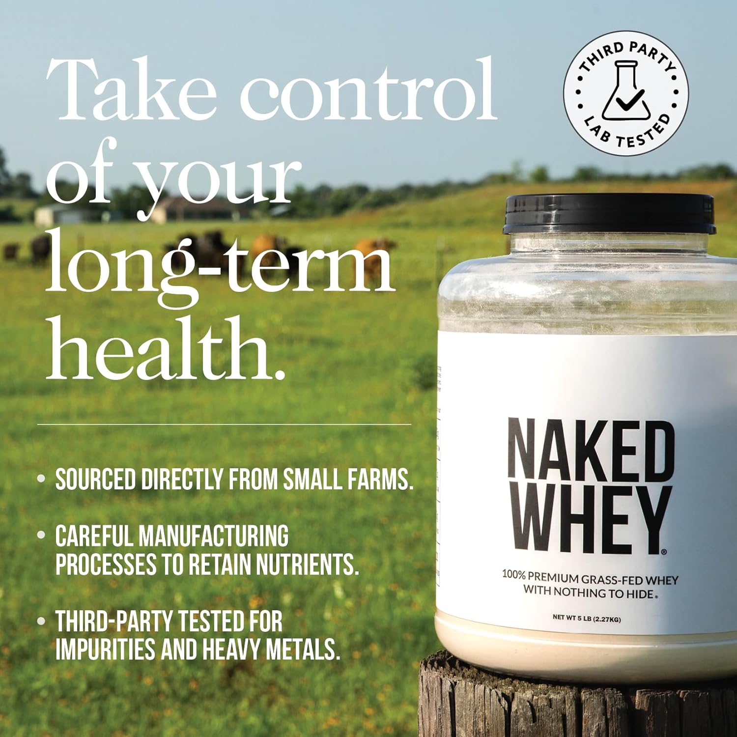 NAKED Whey Isolate Protein | 30g Grass-Fed Protein | 28 Servings - Image 5