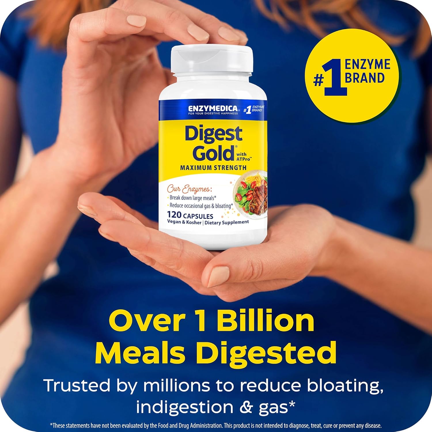 Enzymedica Digest Gold | Advanced Enzyme Formula | 120 Capsules - Image 5