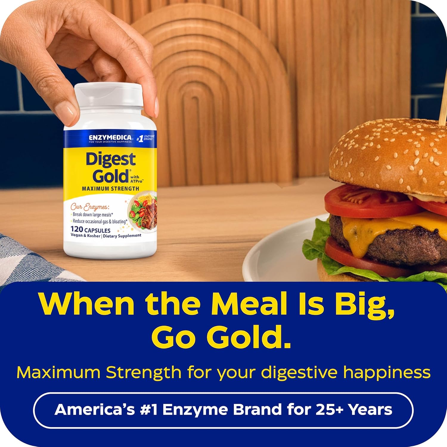 Enzymedica Digest Gold | Advanced Enzyme Formula | 120 Capsules - Image 4