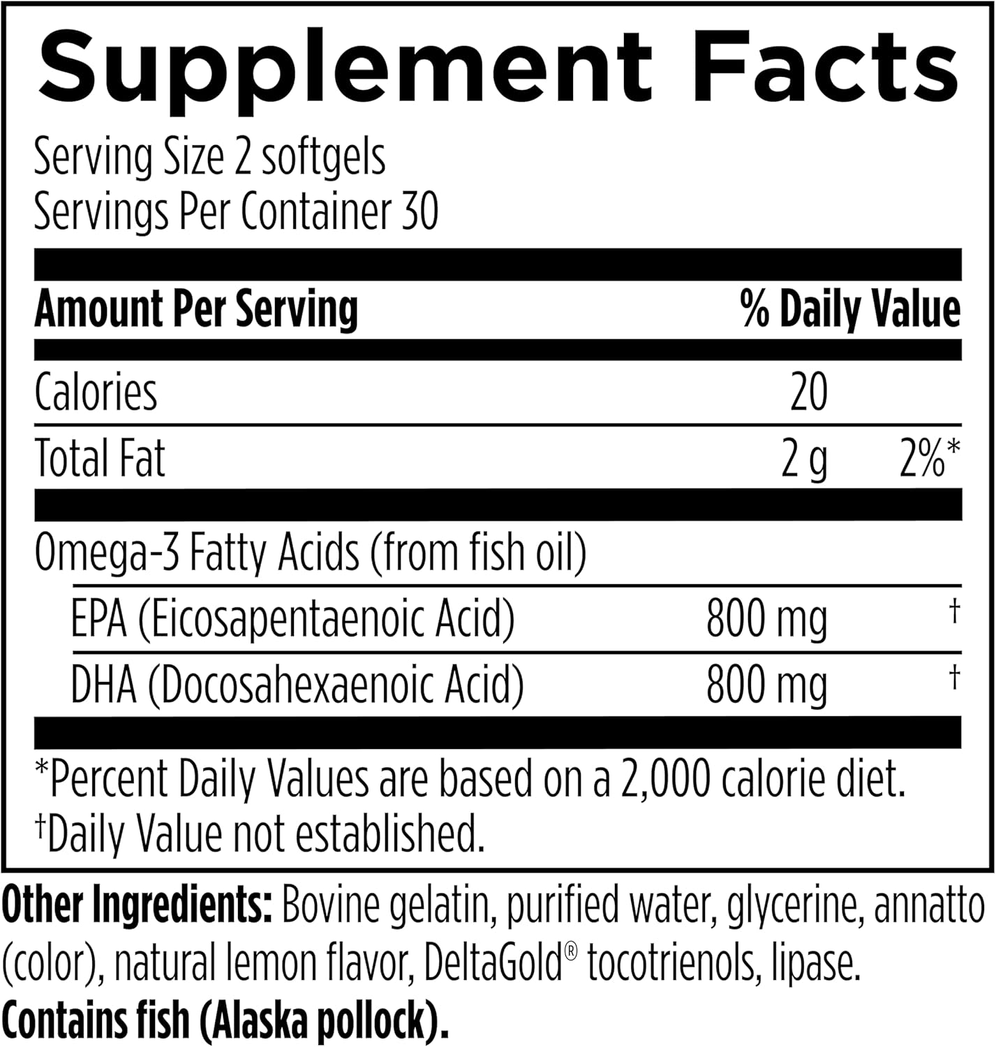 Designs for Sport Omega 3 HI-PO | High-Potency | 60 Softgels - Image 2