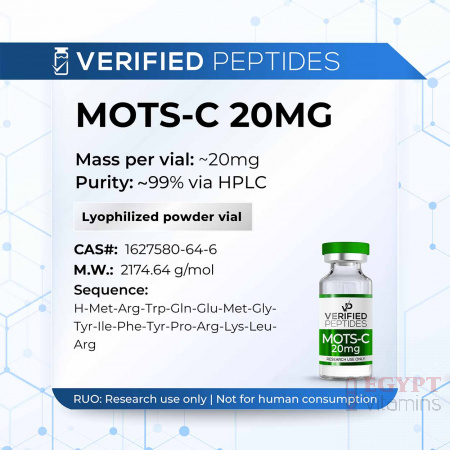 Verified peptides | MOTS-C Peptide (20mg) | High-Purity Research Peptide
