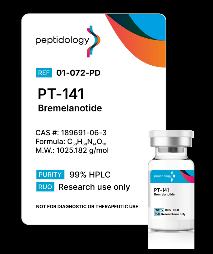 Peptidology PT-141 (10mg) | High-Purity Research Peptide