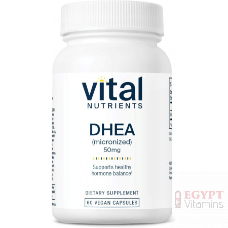 Vital Nutrients DHEA 50mg Supplement | Supports Healthy DHEA Levels | 60 Capsules